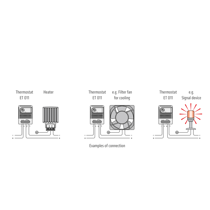 Termostato Electrónico 24V DC ET 011